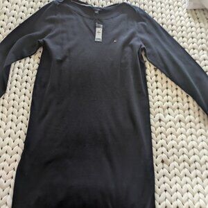 Tommy Hilfiger Navy Blue Sweater Dress, Size L, NWT